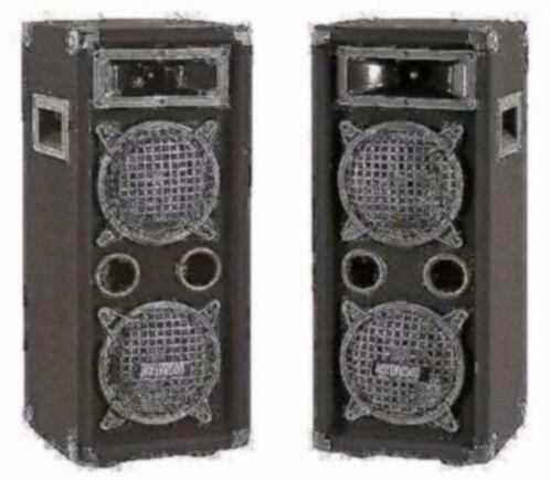 3 weg disco speakers 4 x 20 cm 600 Watt 11D, Audio, Tv en Foto, Luidsprekerboxen, Nieuw, Subwoofer, Ophalen of Verzenden