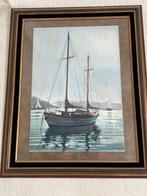 Schilderij Zeilboot, Ophalen