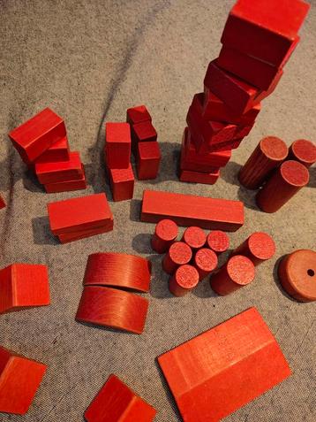 Houten speelgoed blokken - vintage beschikbaar voor biedingen