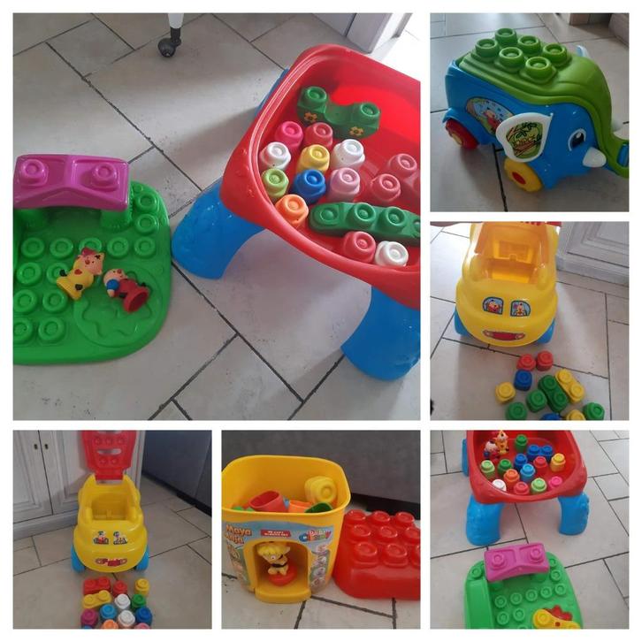 Clemmy blokken / clementoni bumba kar(25€), andere(18€/st), Kinderen en Baby's, Speelgoed | Bouwstenen, Zo goed als nieuw, Ophalen
