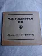 VNV landdag brochure 1 collaboratie, Verzamelen, Militaria | Tweede Wereldoorlog, Ophalen of Verzenden