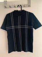 Zwarte t shirt met witte streepjes, ANDERE, Zwart, Ophalen of Verzenden, Zo goed als nieuw