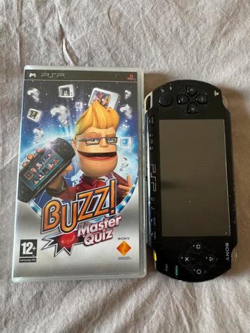 Sony PSP + Spel Buzz! Master Quiz beschikbaar voor biedingen