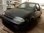 Suzuki Swift GS Cabrio Mk2 1994, Auto's, Voorwielaandrijving, 4 cilinders, Cabriolet, Blauw