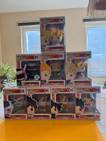 8 Dragon Ball Z funko pop’s beschikbaar voor biedingen