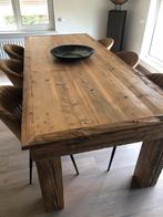Barnwood tafel 247x105x80, Huis en Inrichting, Tafels | Eettafels, Ophalen, Zo goed als nieuw