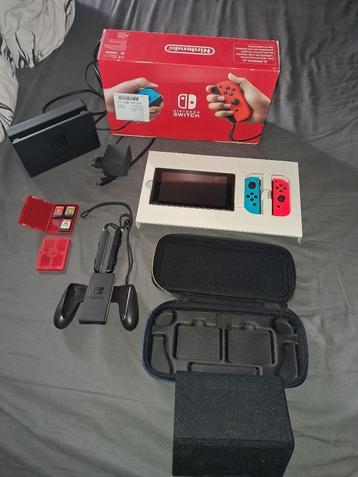 nintendo switch als nieuw met games en accesoires beschikbaar voor biedingen