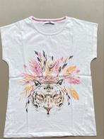 T-shirt tigre blanc cassé M&S 152, Comme neuf, M&S, Fille, Chemise ou À manches longues