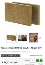 Half pak Rockwool Rockfit mono 5cm dik, Bricolage & Construction, Isolation & Étanchéité, Enlèvement, Neuf