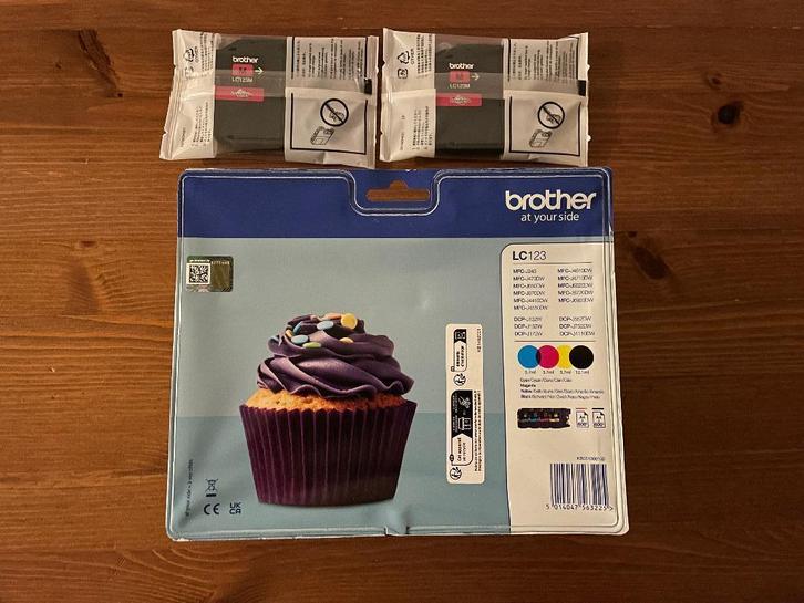 Brother LC123 inktpatronen, Computers en Software, Printerbenodigdheden, Nieuw, Cartridge, Ophalen
