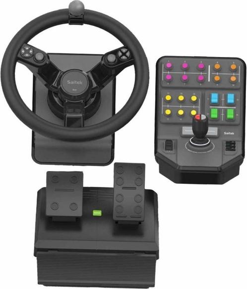 Volant Saitek Logitech Farming simulator, Computers en Software, Joysticks, Zo goed als nieuw, Ophalen