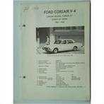 Ford Corsair V4 Vraagbaak losbladig 1965-1966 #4 Nederlands, Boeken, Auto's | Boeken, Gelezen, Ophalen of Verzenden, Ford