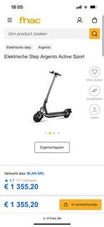 Argento Active Sport Elektrische Scooter, Enlèvement, Comme neuf, Step électrique (E-scooter)