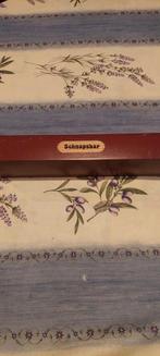 Schnapsbar in houten koffertje met 6 snapglaasje zeer mooi, Enlèvement ou Envoi