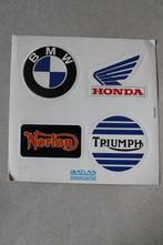 Sticker - BMW - HONDA - NORTON - NORTON - TRIUMPH - NIEUW, Verzamelen, Nieuw, Auto of Motor, Ophalen of Verzenden