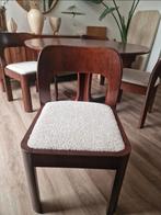 4 brutalist stoelen of set met tafel (mid-century jaren 70), Huis en Inrichting, Stoelen, Ophalen