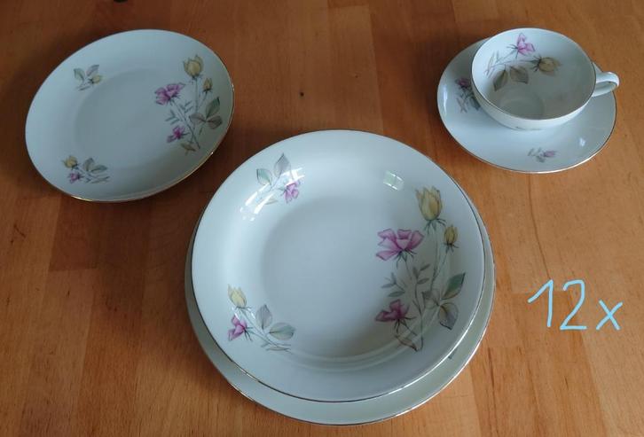 Winterling porseleinen servies 12 delig, Antiek en Kunst, Antiek | Servies compleet, Ophalen
