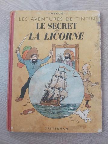 Tintin - Le secret de la licorne, Une BD, Enlèvement ou Envoi, Utilisé, Herge