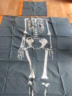 geraamte dekbedovertrek + kussensloop in katoen, Garçon ou Fille, Gris, Enlèvement ou Envoi, Housse de couette