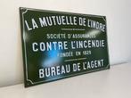 Ancienne enseigne publicitaire émaillée assurance, Enlèvement ou Envoi