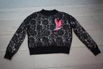Zeer mooie trui van Guess, met kant en flamingo, maat S, Guess, Enlèvement ou Envoi, Taille 36 (S), Comme neuf