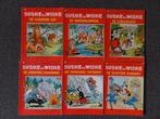 4) zes oude stripboeken Suske en Wiske 87,88,97,110,119,121, Boeken, Gelezen, Meerdere stripboeken, Verzenden