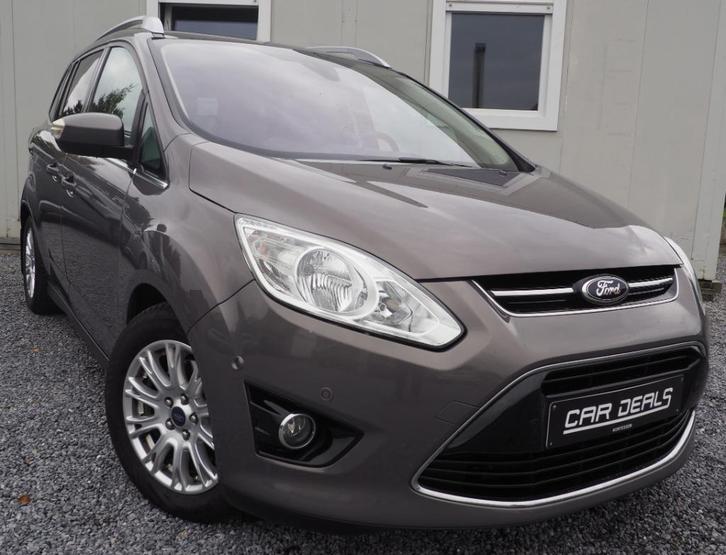Ford Grand C-Max 1.6 TDCi **7PL. * GPS * PANO* Zetelverw. **, Auto's, Ford, Bedrijf, Te koop, C-Max, ABS, Achteruitrijcamera, Airbags