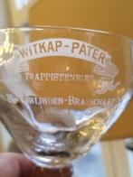 Witkap-pater gezuurd bierglas, Ophalen of Verzenden