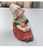 Antiek Gebruder Heubach Nederlands meisje porselein 1900, Antiek en Kunst, Ophalen of Verzenden