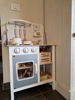 Speelkeuken + houten speelgoed, Kinderen en Baby's, Speelgoed | Speelkeukens, Ophalen, Gebruikt, Speelkeuken