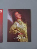 gesigneerde fankaart zangeres Laurena Wetteren, Verzamelen, Verzenden, Zo goed als nieuw, Foto of Kaart