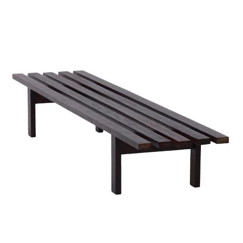 Lattenbank Martin Visser van Spectrum Wengé, Antiek en Kunst, Antiek | Meubels | Stoelen en Sofa's, Ophalen