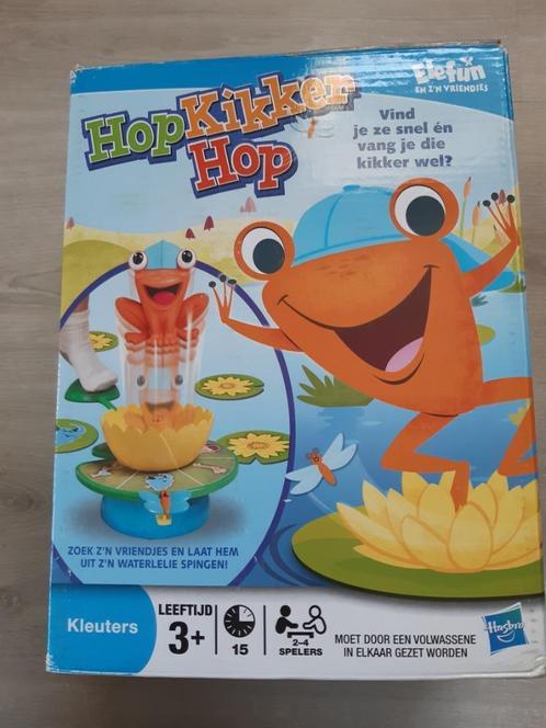 Kinderspel Hop Kikker Hop, Kinderen en Baby's, Speelgoed | Overig, Zo goed als nieuw, Jongen of Meisje, Ophalen of Verzenden