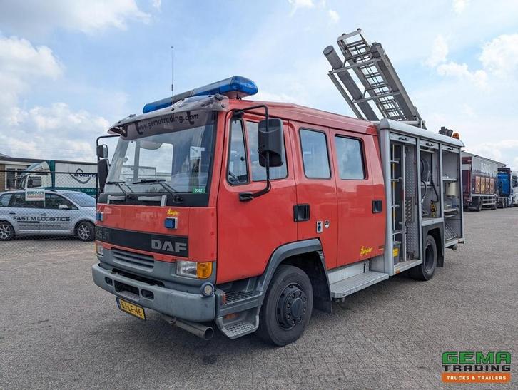DAF AE45CE 210FF 4x2 Euro2 Ziegler TS08 LD2.800 HD265 T1.500, Auto's, Vrachtwagens, ABS, Electronic Stability Program (ESP), Trekhaak