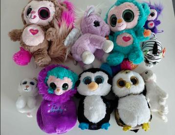 Verzameling pluchen diertjes TY minimoomys beschikbaar voor biedingen