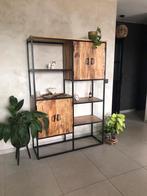 Mango kast met stalen frame, Ophalen, Zo goed als nieuw, Minder dan 150 cm, 150 tot 200 cm