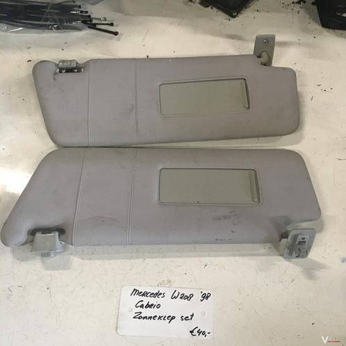 Mercedes W208 1998 Zonnekleppen set, Auto-onderdelen, Interieur en Bekleding, Gebruikt, Ophalen of Verzenden