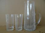 Cristal Zwiesel cruche en verre vintage cruche à eau 1960, Antiquités & Art, Curiosités & Brocante, Enlèvement ou Envoi