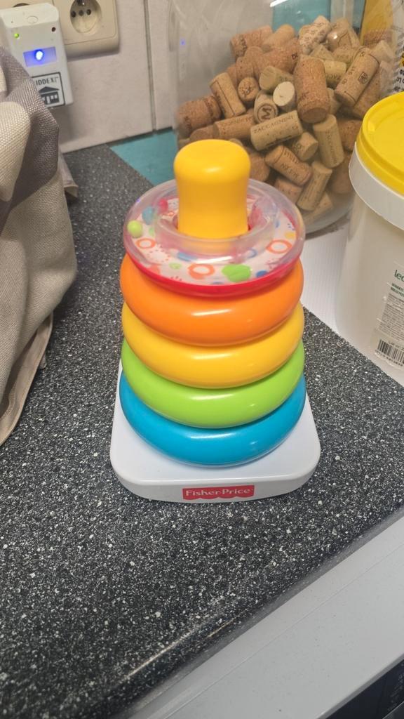 Fisher-Price Pyramide Arc-En-Ciel, Enfants & Bébés, Jouets | Fisher-Price, Utilisé, Autres types, Enlèvement ou Envoi