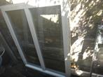T.K.vast raamkozijn, hardhout 109 breed x 132 hoog hoogrende, Châssis de fenêtre, 75 à 150 cm, Bois, Enlèvement