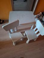 Ikea kindertafel en 2 stoelen, Ophalen, Gebruikt