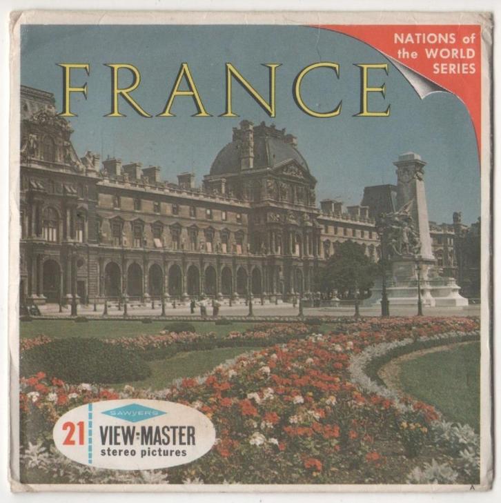 View-master Frankrijk B 172 Bekijk foto's voor de staat, Antiek en Kunst, Antiek | Speelgoed, Ophalen of Verzenden