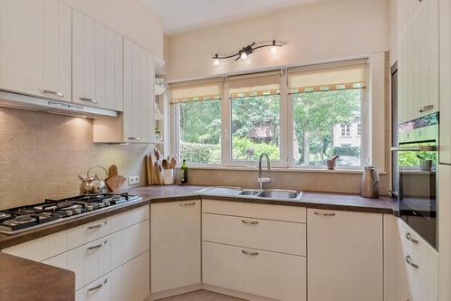 Keuken in gebroken wit, Huis en Inrichting, Keuken | Complete keukens, Gebruikt, U-keuken, Crème, Kunststof, Ophalen