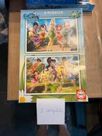2 Puzzles Fée Clochette de 48 pièces chacun, Ophalen, Minder dan 500 stukjes, Zo goed als nieuw, Legpuzzel