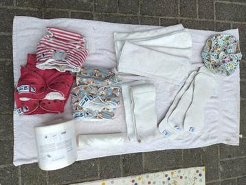 5 wasbare nachtluiers Anavy met extra inleggers beschikbaar voor biedingen