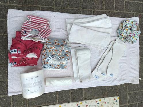 5 wasbare nachtluiers Anavy met extra inleggers, Kinderen en Baby's, Overige Kinderen en Baby's, Gebruikt, Ophalen