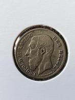 50 centiem 1886 vlaams, Zilver, Ophalen of Verzenden, Losse munt, Zilver