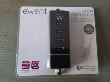 4-Poorts USB 3.1 Gen1 (USB 3.0) Hub