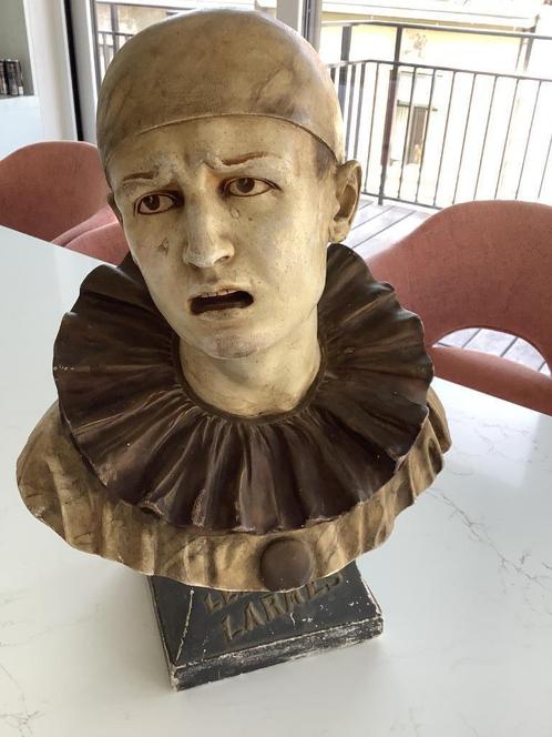 Prachtige Pierrot ! Jaren 50 ! Gesigneerd !, Antiquités & Art, Art | Sculptures & Bois, Enlèvement