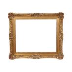 Vergulde Houten Lijst Barok Stijl Klassiek Kader 70x60cm, Gebruikt, 50 tot 75 cm, Ophalen of Verzenden, Nvt
